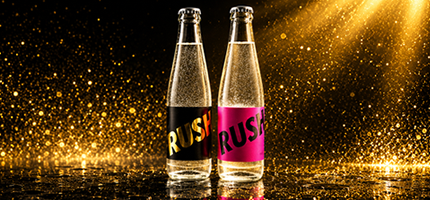 SP-RUSH BlackとPeachのボトル